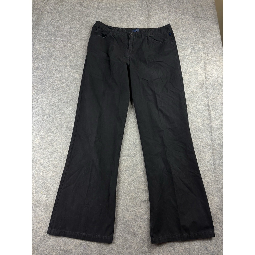 Blue Dot Pants Women's 12 VTG Black Mid Rise Bootcut Pants‎ Minimalist Casual